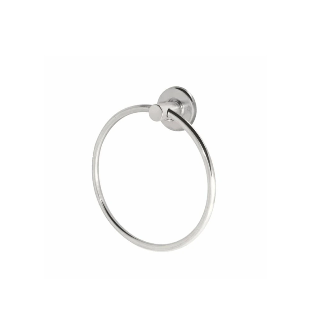 Acessorio Wc Clarainox Aco Porta Toalha Argola Cromado 13066 — Campinas
