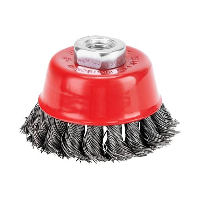 Escova de Aço Carbono Tipo Copo Trançada 75mm M14 Mtx 746249 — Campinas