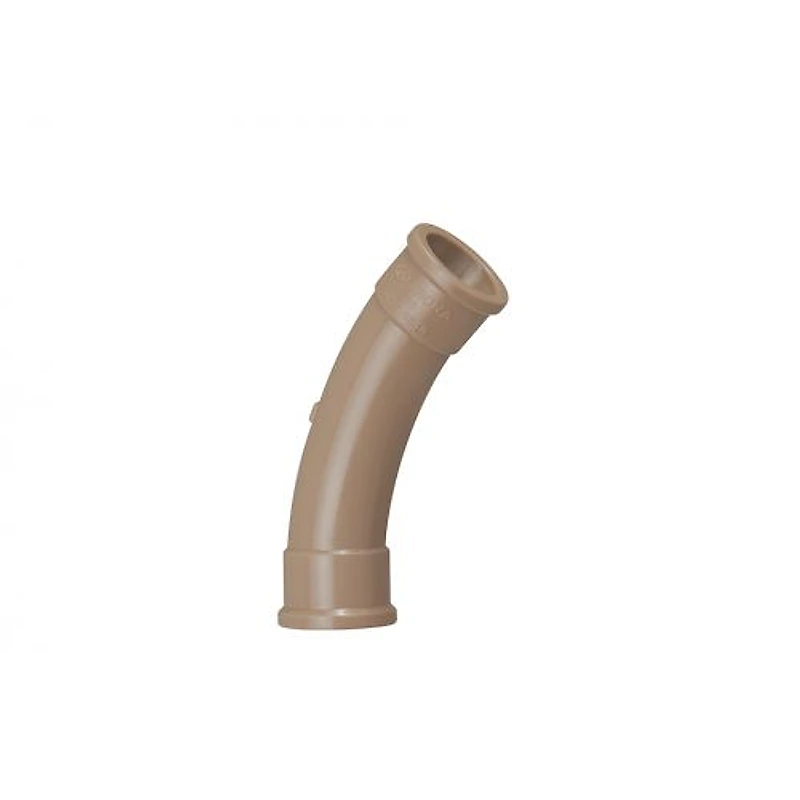 Curva Longa Soldável 45° 2" (60mm) em PVC Marrom Krona — Campinas