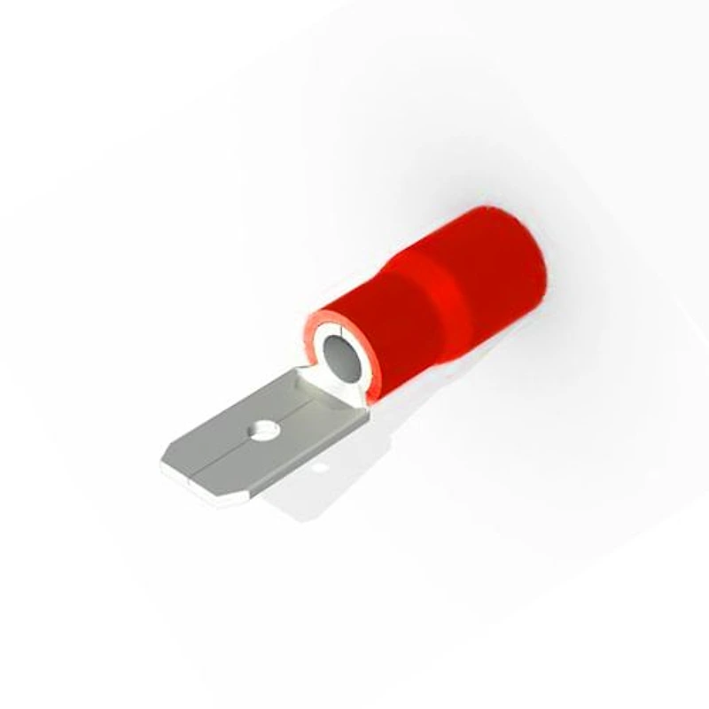 Terminal Pré-Isolado Macho 0,5mm² a 1,5mm² Vermelho Penzel 100 Peças — Campinas