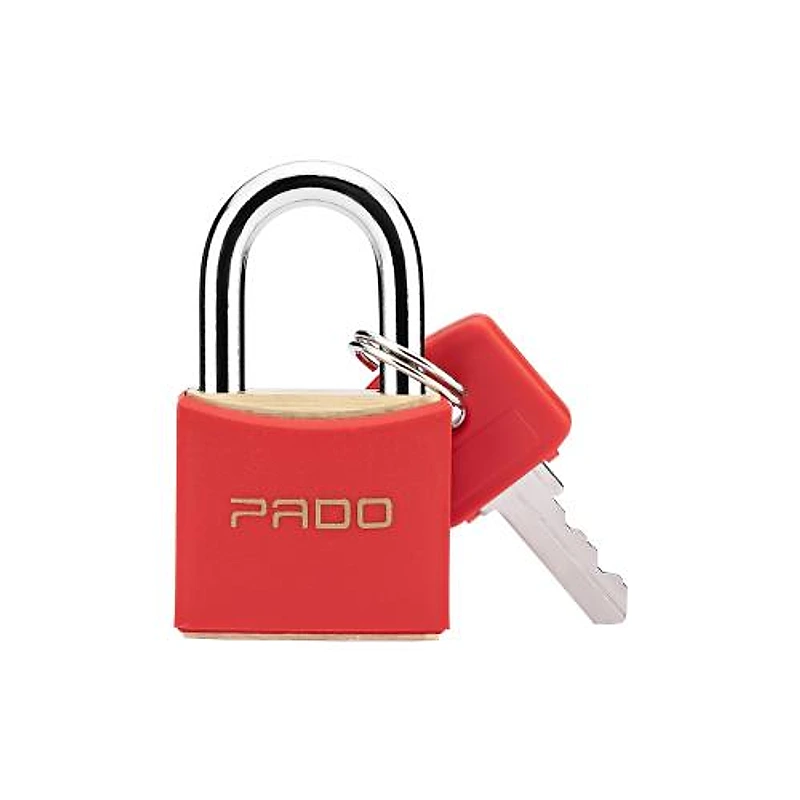 Cadeado de Latão Colorido 20mm Vermelho Pado 51016410 — Campinas