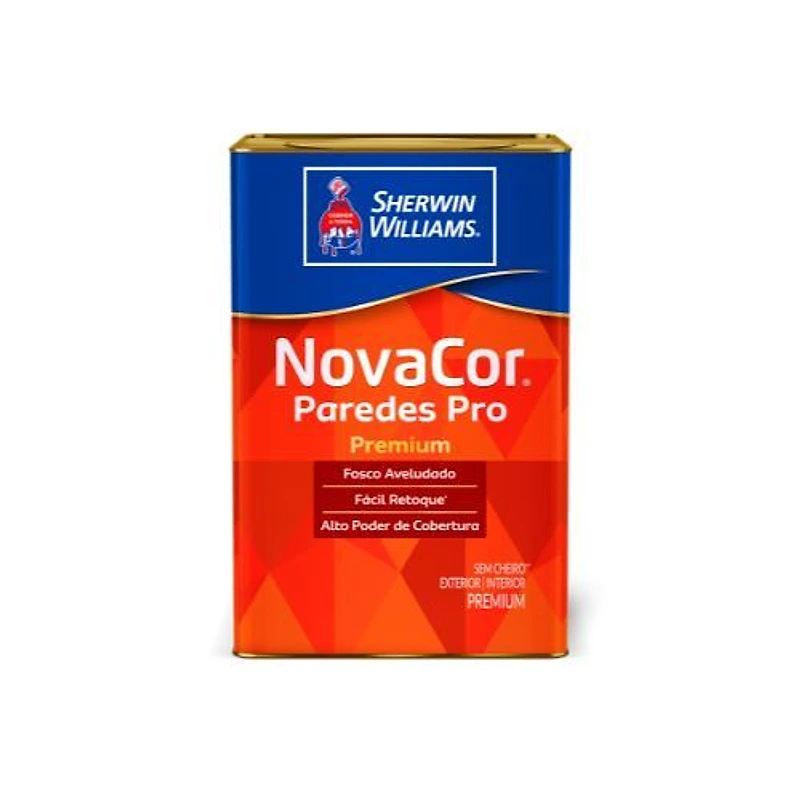 Tinta Acrílica Premium Novacor Pro Fosca Gelo Lata 18L — Campinas