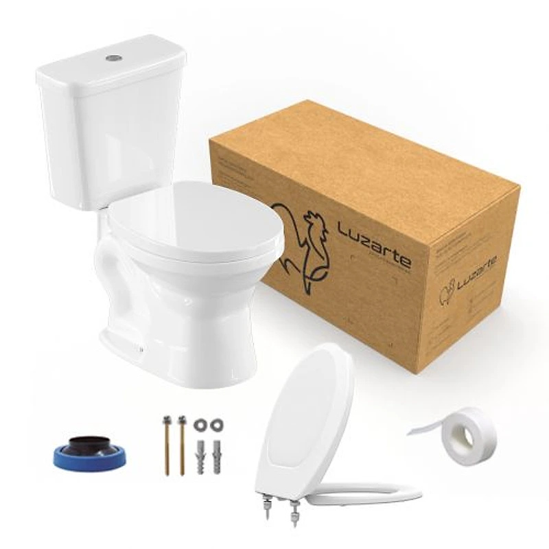 Kit Completo Bacia e Caixa Acoplada 3/6L Branca Porto Luzarte — Campinas