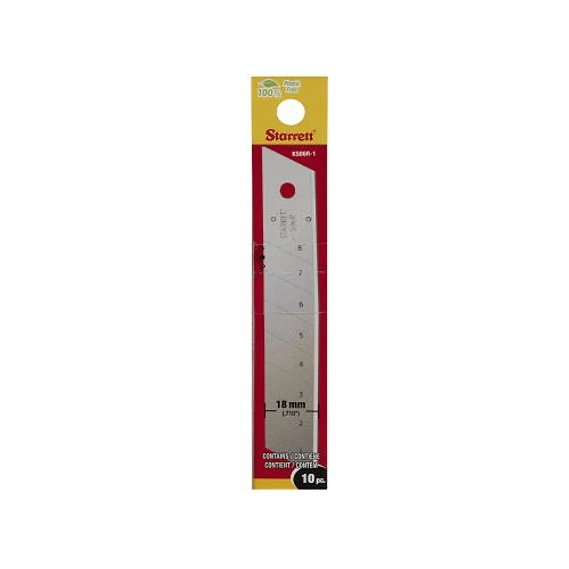 Lâmina de Estilete 18mm com 10 Peças Starrett — Campinas