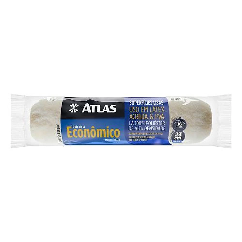 Rolo de Lã 23cm Antigota Econômico Atlas — Campinas