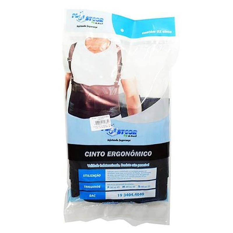 Cinto Ergonômico de Segurança Abdominal Tamanho P Plastcor — Campinas