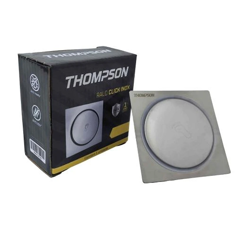 Ralo Click Quadrado 15cm Inox Thompson — Campinas