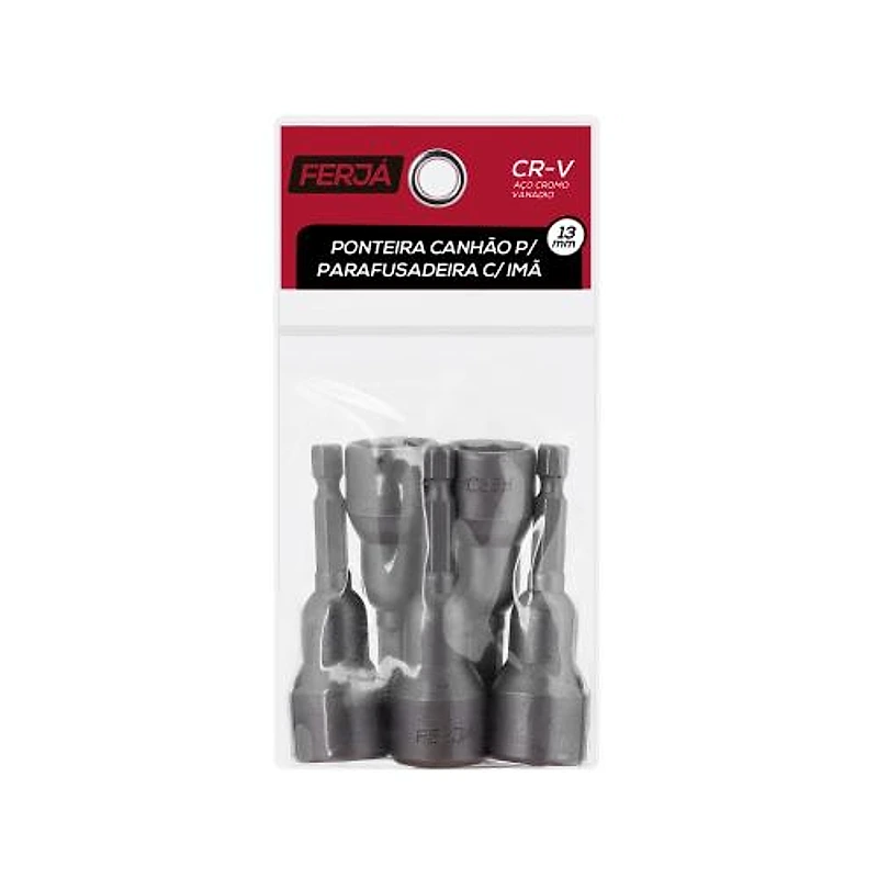 Jogo de Ponteiras Canhão 45mm 13mm 5 Peças Ferja — Campinas