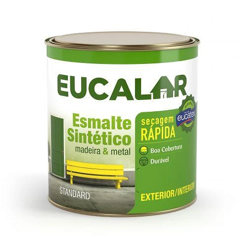 Tinta Esmalte Sintético Brilhante Eucalar Azul Dr Galão 900ml — Campinas