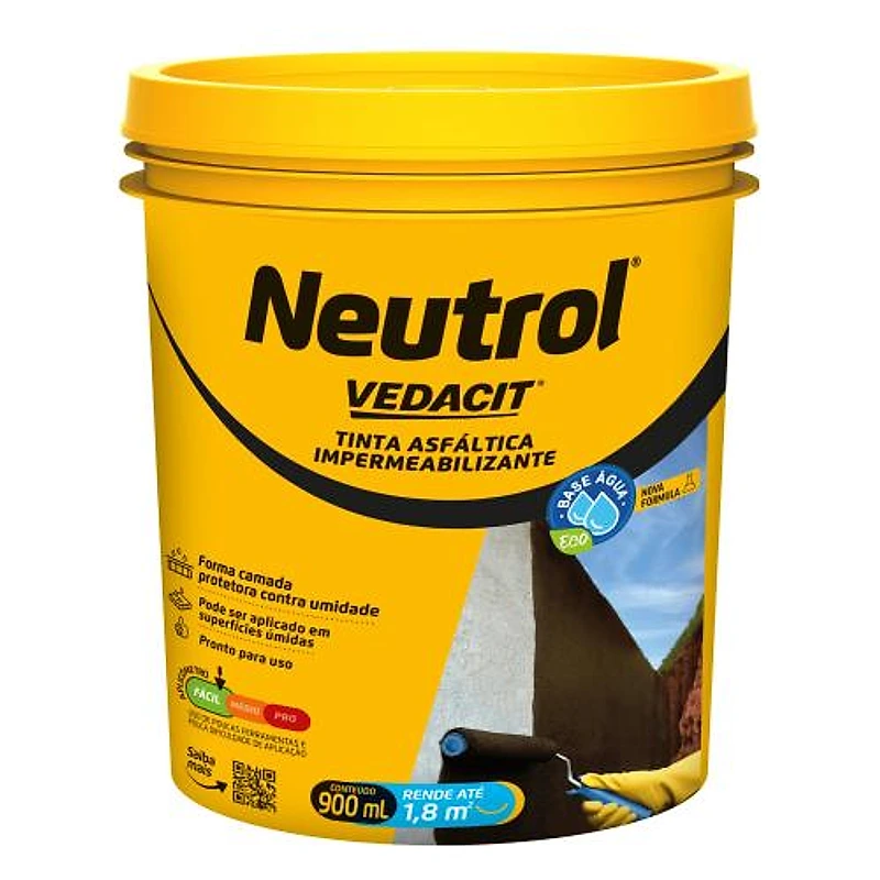 Neutrol Acqua Base Água Vedacit 900ml — Campinas