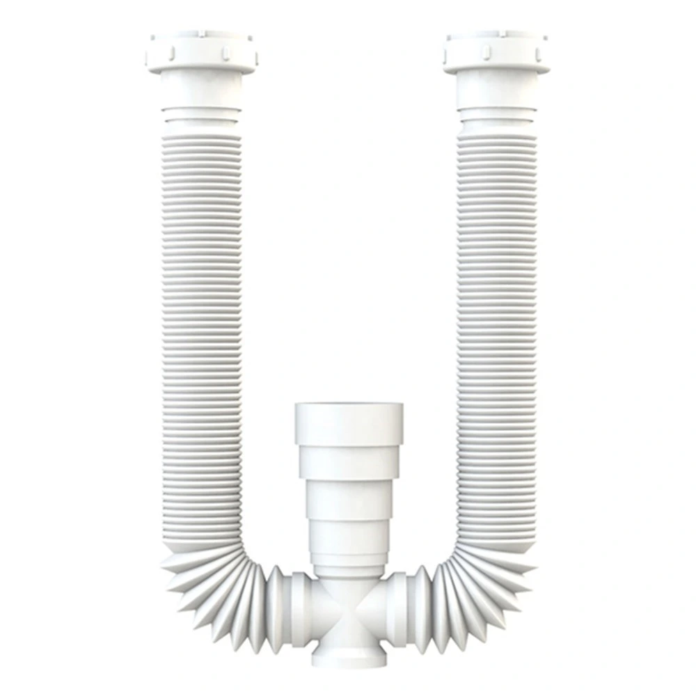 Sifao Pvc Duplo Valeplast Flexivel Branco Com Anel 01.219 — Campinas