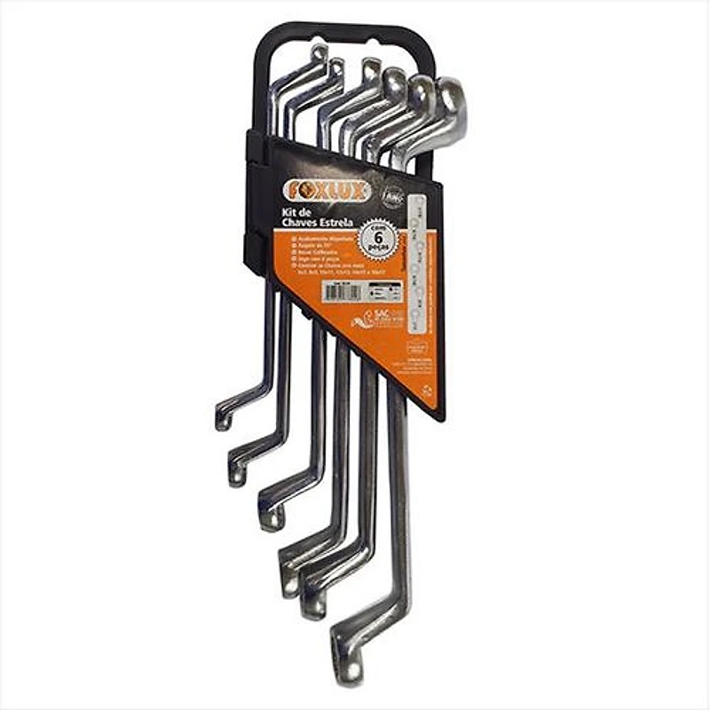 Jogo de Chave Estrela 6 Peças 6 a 17mm Foxlux — Campinas