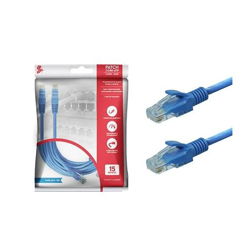 Cabo de Rede Patch Cord Cat5e RJ45 25m 5+ — Campinas