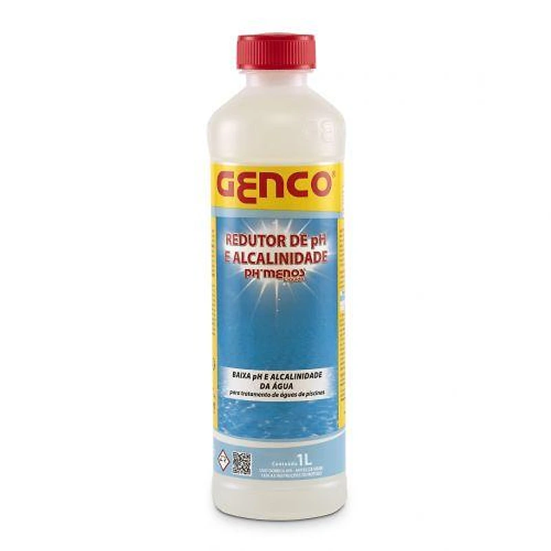 Redutor de pH e Alcalinidade Líquido 1 Litro Genco 451003A — Campinas