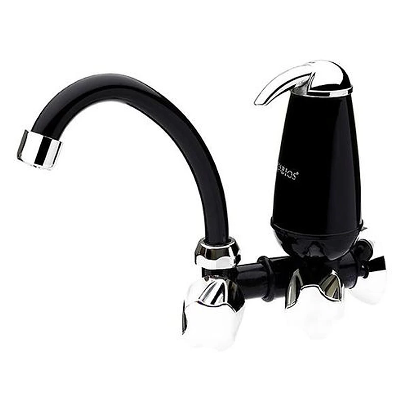 Purificador de Água com Torneira Bica Móvel e Filtro em Plástico ABS Preto e Cromado Acqua — Campinas
