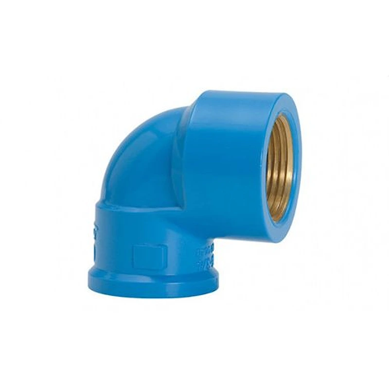 Joelho Azul Soldável com Bucha de Latão 90° 20mm (1/2") Amanco — Campinas