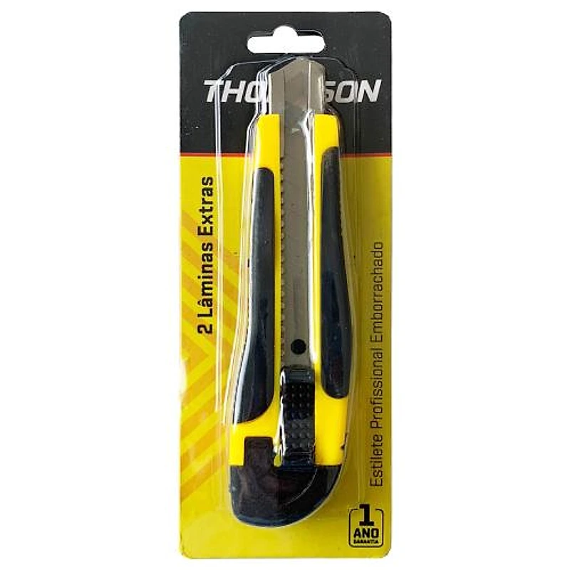 Estilete Profissional 18mm Emborrachado Thompson — Campinas