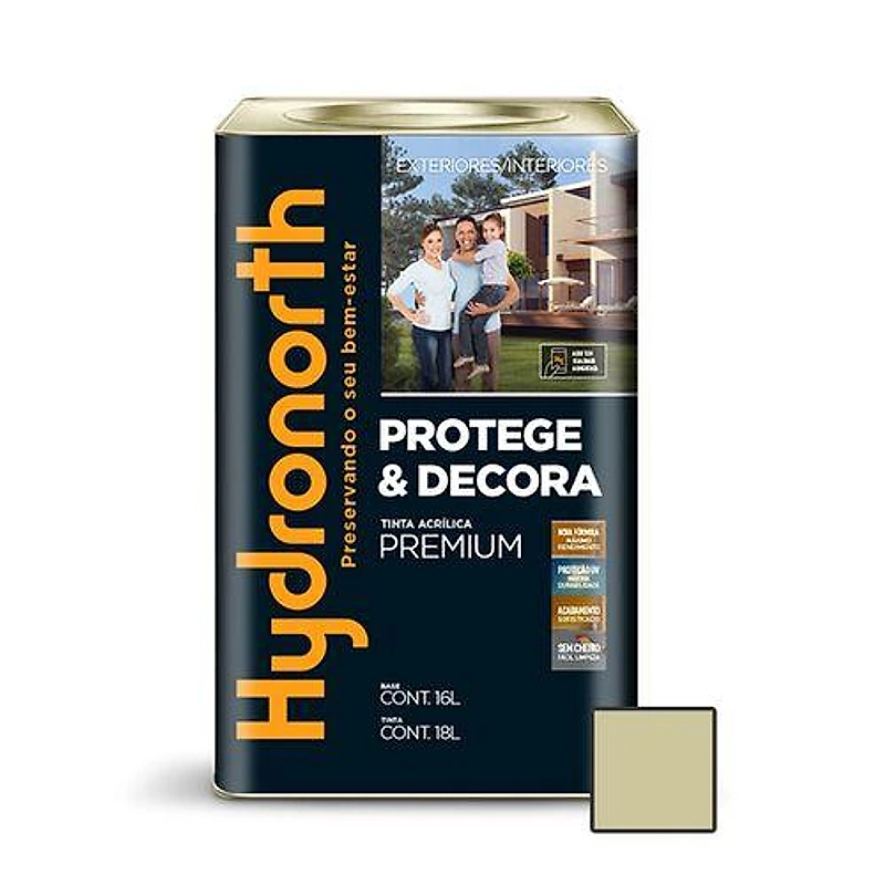 Tinta Acrílica Premium Protege & Decora Acetinada Camurça Lata 18L — Campinas