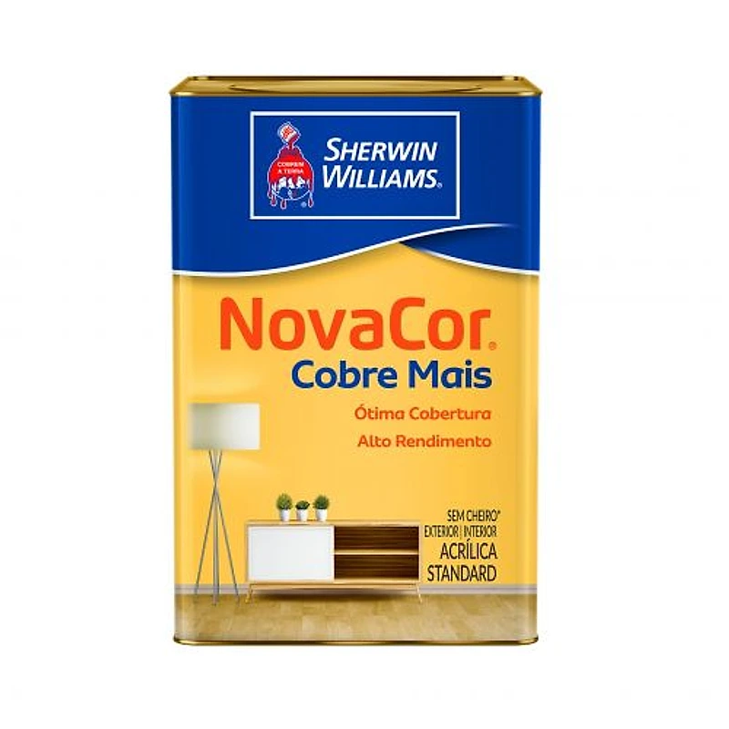 Tinta Acrílica Standard Novacor Cobre+ Bianco Sereno Lata 18L — Campinas