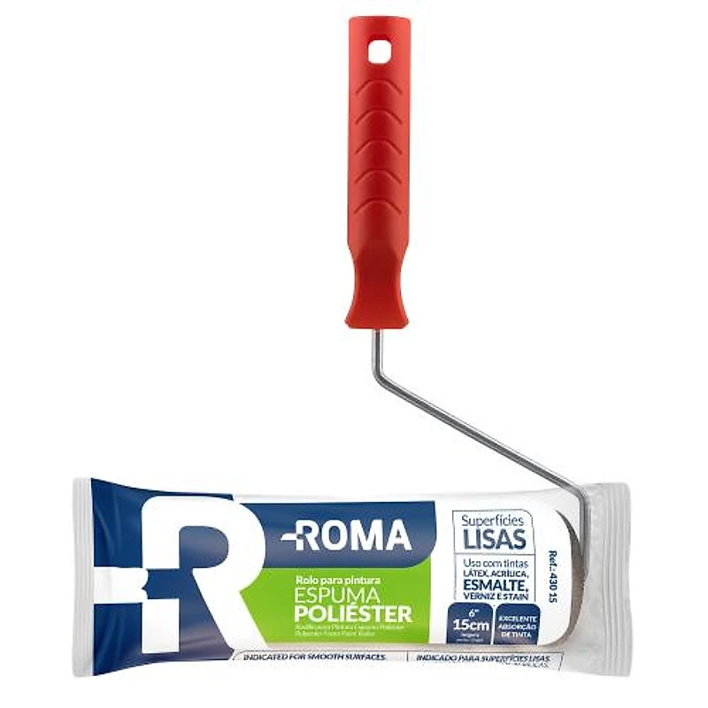 Rolo de Espuma Poliéster 9cm com Garfo Roma — Campinas