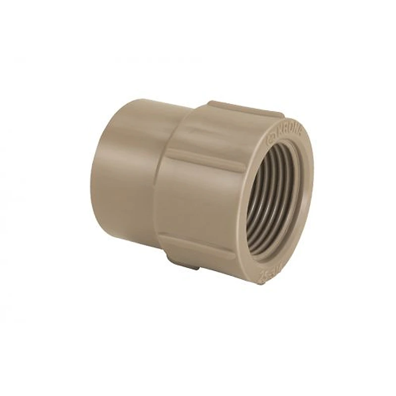 Luva Mista Soldável e Roscável 1.1/4" (40mm) em PVC Marrom Krona — Campinas