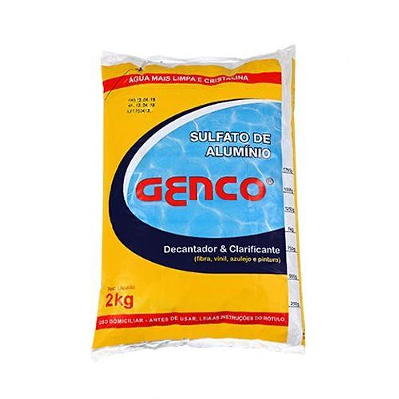 Sulfato de Alumínio Decantador 2kg Genco 455316 — Campinas