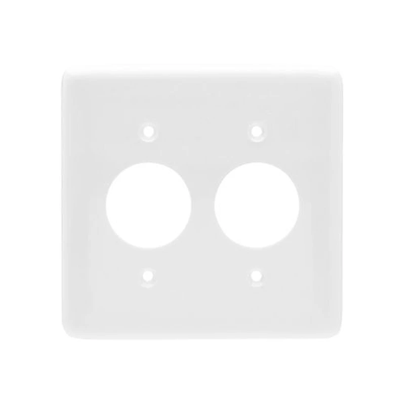 Placa 4x4 para 2 Tomadas Redondas Stylus Branca Ilumi 248E — Campinas