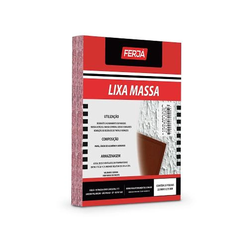 Lixa para Massa 36 Ferja FL0LN0804 — Campinas