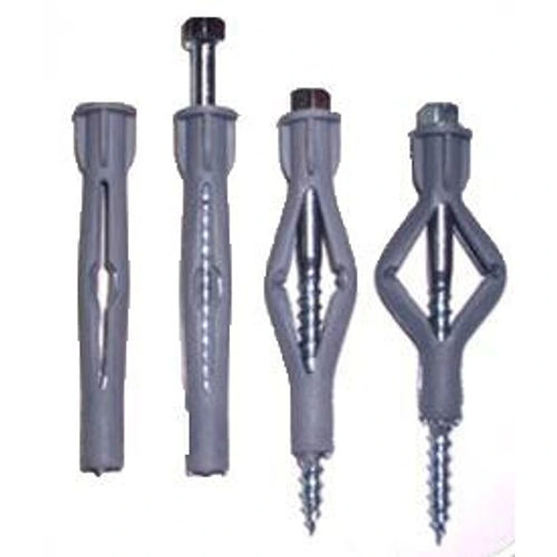 Bucha para Tijolo Furado 10mm Cinza com Parafuso Sextavado (50 peças) 104 Argevvision — Campinas