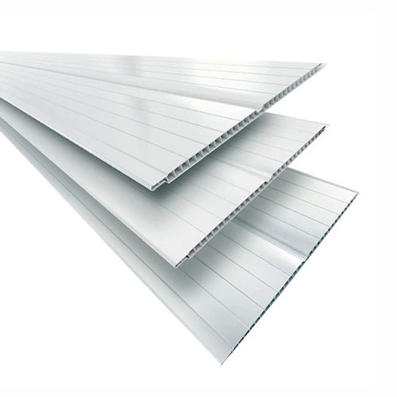 Forro de PVC Branco Gelo 20cm x 7mm x 5m Plasflex (Preço por m²) — Campinas