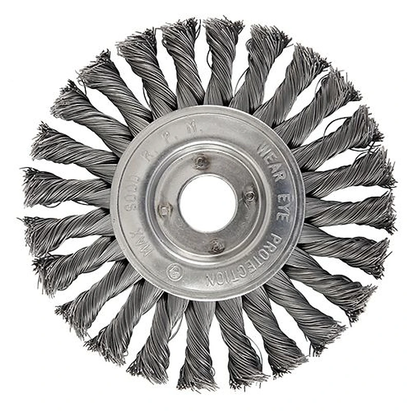 Escova de Aço Carbono Circular Trançada 178mm Brasfort 7273 — Campinas