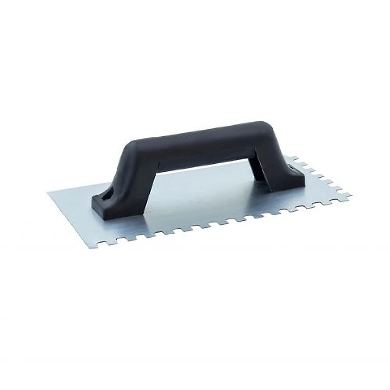 Desempenadeira de Aço Dentada 12x24cm Cabo Plástico Thompson — Campinas