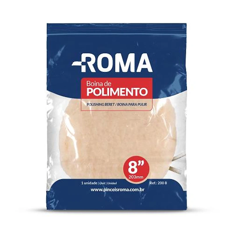 Boina de Lã de Carneiro 8 Polegadas Roma — Campinas
