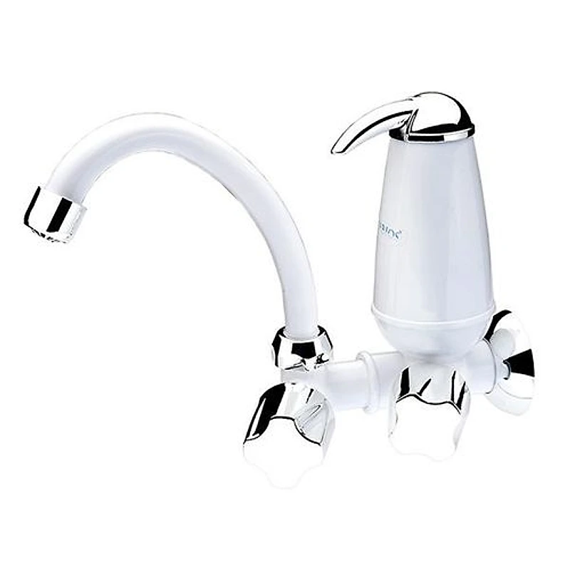 Purificador de Água com Torneira Bica Móvel e Filtro em Plástico ABS Branco e Cromado Acqua — Campinas