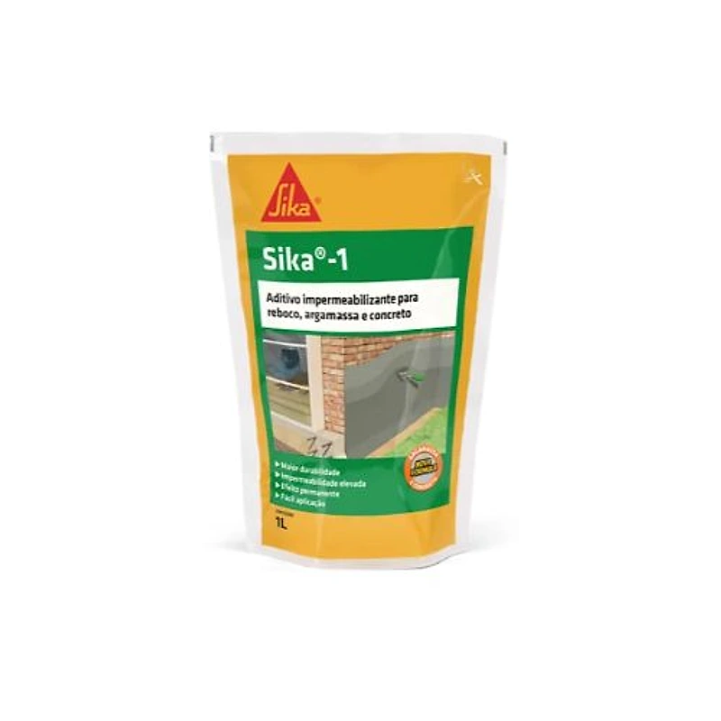 Aditivo Impermeabilizante Sika 1 Sika 1L Sachê — Campinas