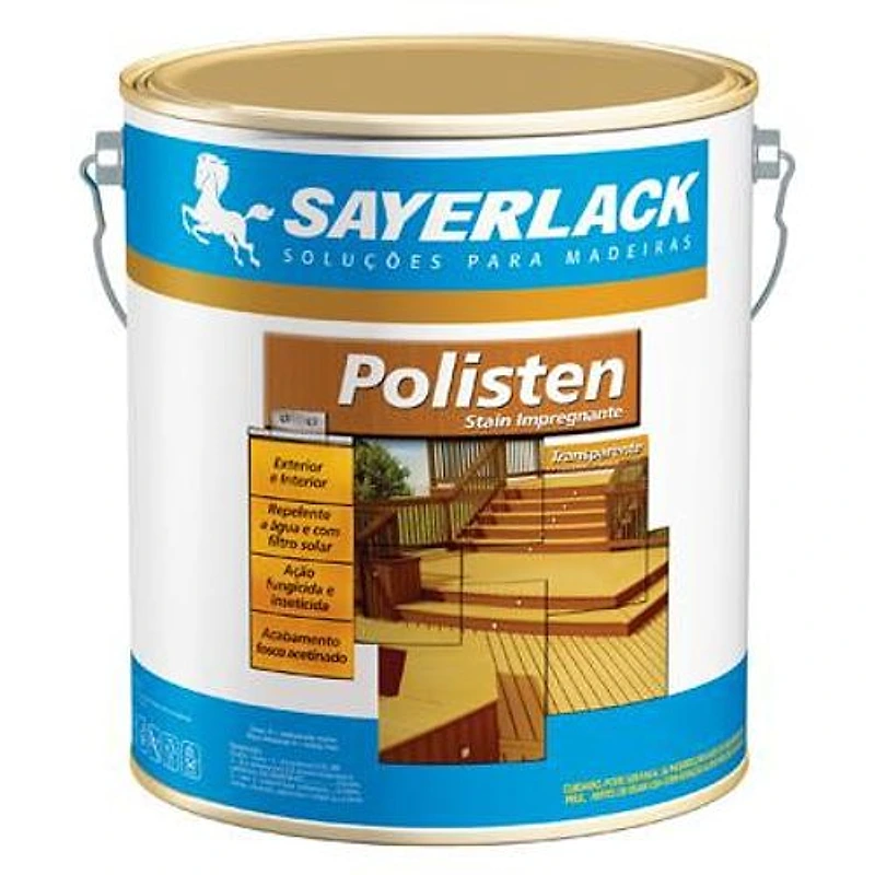 Stain Impregnante Cor Mogno 900ml Polisten — Campinas