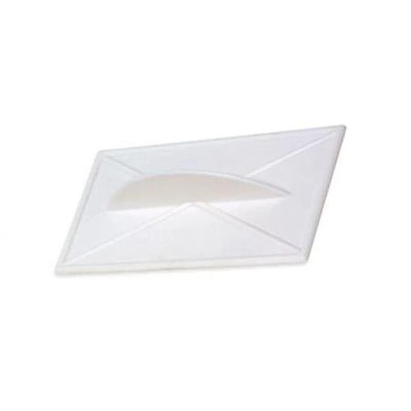 Desempenadeira PVC para Grafiato 14x27cm Branca Roma — Campinas