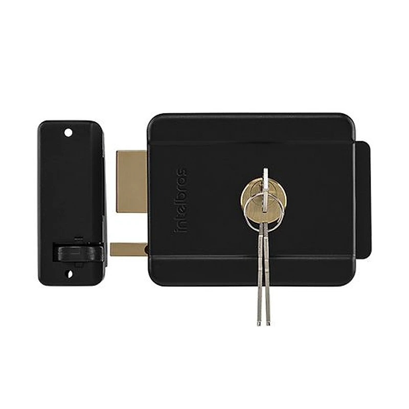 Fechadura Elétrica de Sobrepor FX 500 Preta Intelbras 4679040 — Campinas