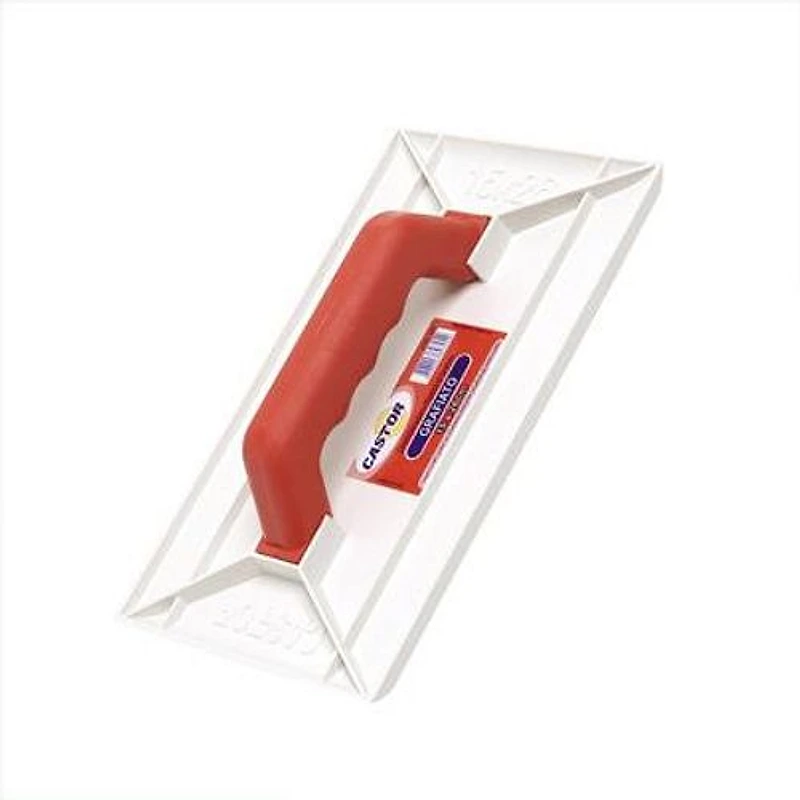 Desempenadeira PVC para Grafiato 15x26cm Branca Castor — Campinas