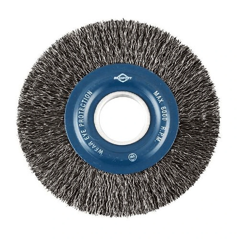 Escova de Aço Carbono Circular 6" x 1/2" Brasfort 7239 — Campinas