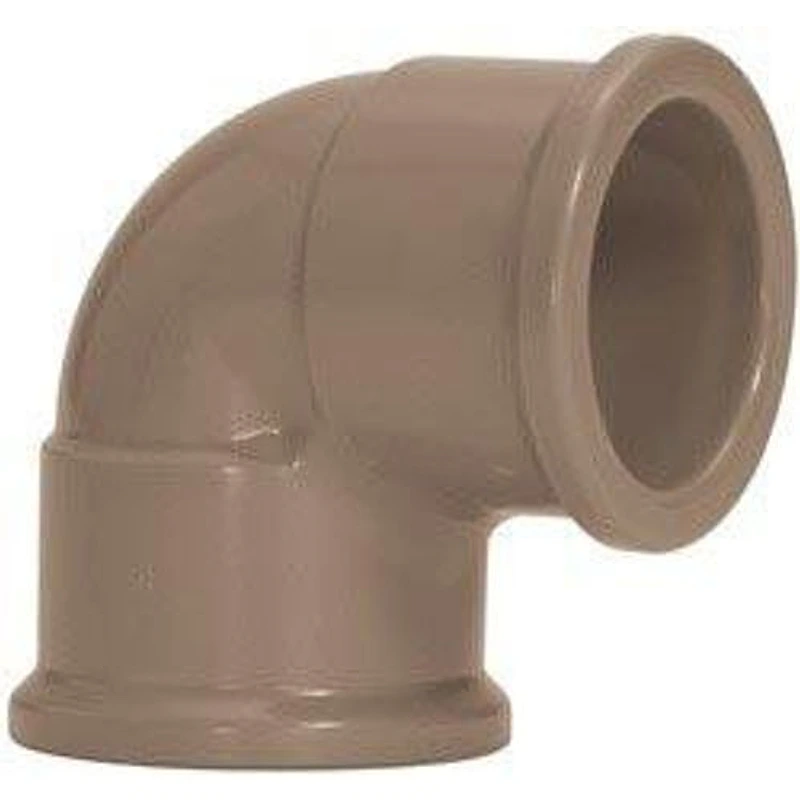 Joelho Soldável 90° 1" (32mm) em PVC Marrom Krona — Campinas