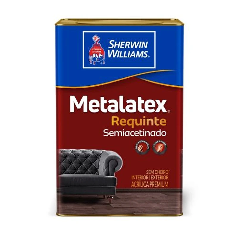 Base LY Tinta Acrílica Metalatex Requinte Acetinado Lata 16L — Campinas