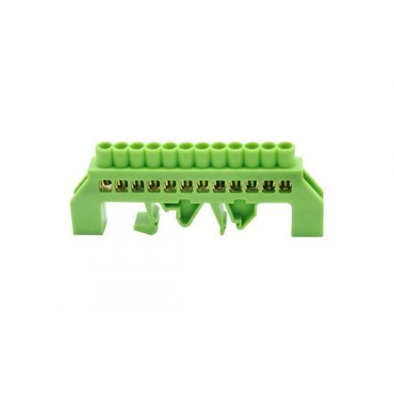 Barramento Neutro/Terra 12 Terminais Sem Suporte 102,5mm Verde JNG — Campinas