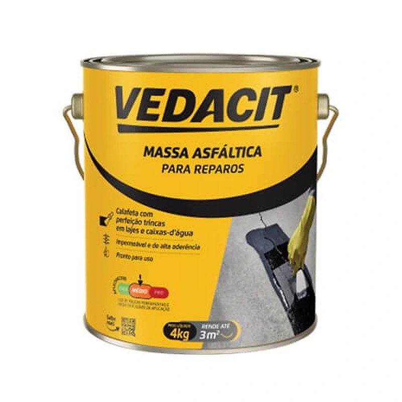 Impermeabilizante Carbolástico 2 Vedacit 3,6L — Campinas
