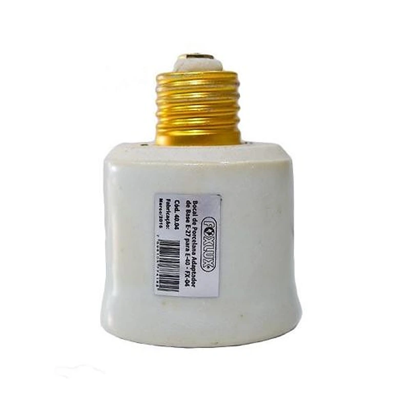 Receptáculo Adaptador E27 para E40 FX04 Foxlux — Campinas