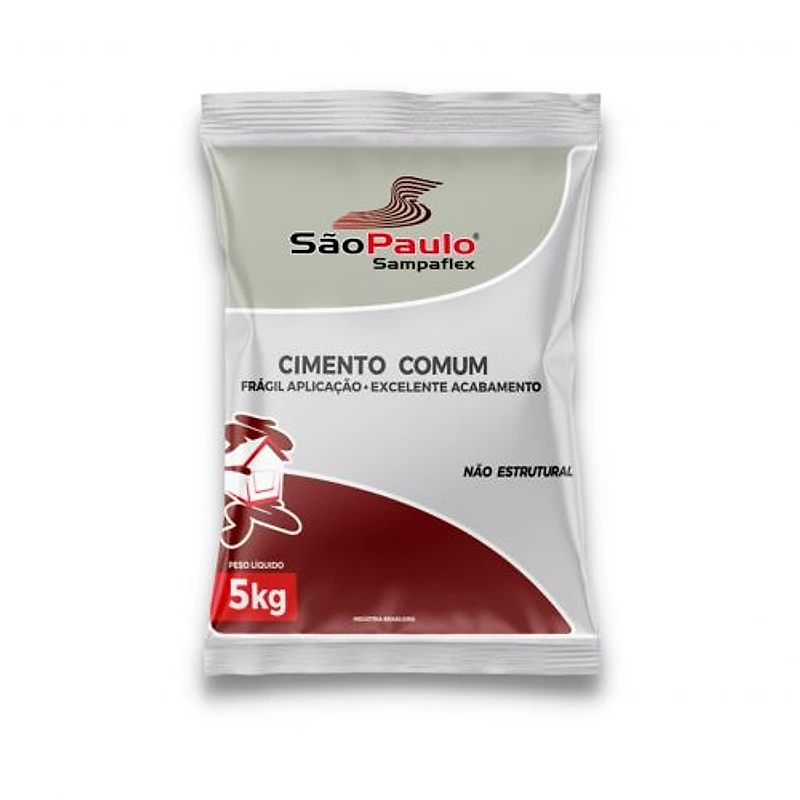 Cimento Cinza Comum 5kg Sampaflex — Campinas