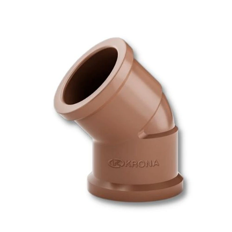 Joelho Soldável 45° PVC Água Fria 50mm (1.1/2") Krona — Campinas