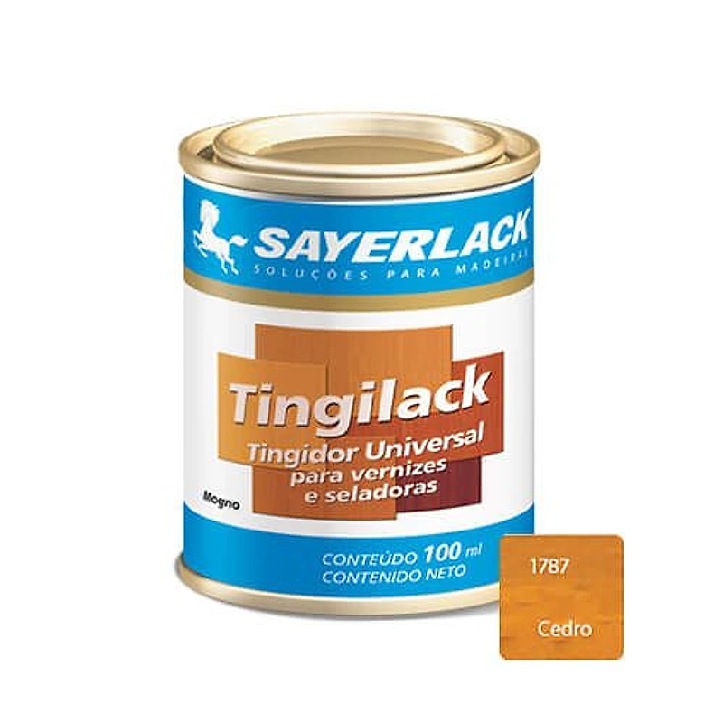 Tingidor para Verniz Cor Cedro 100ml Tingilak — Campinas