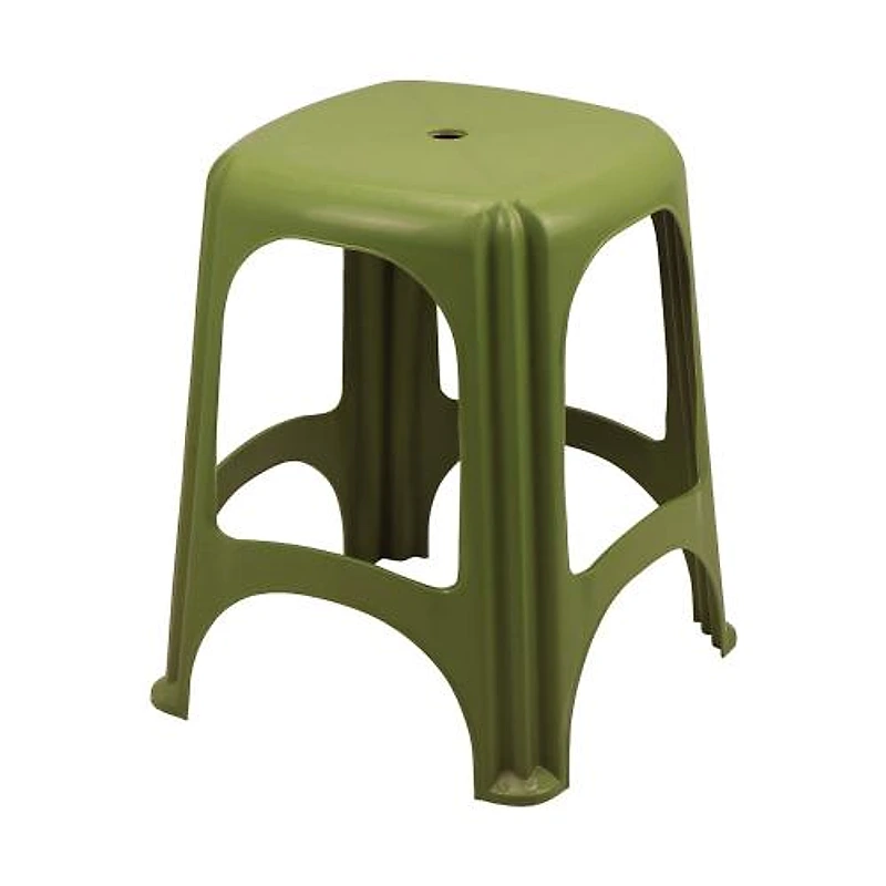Banqueta Plástica Niterói Verde Tramon — Campinas