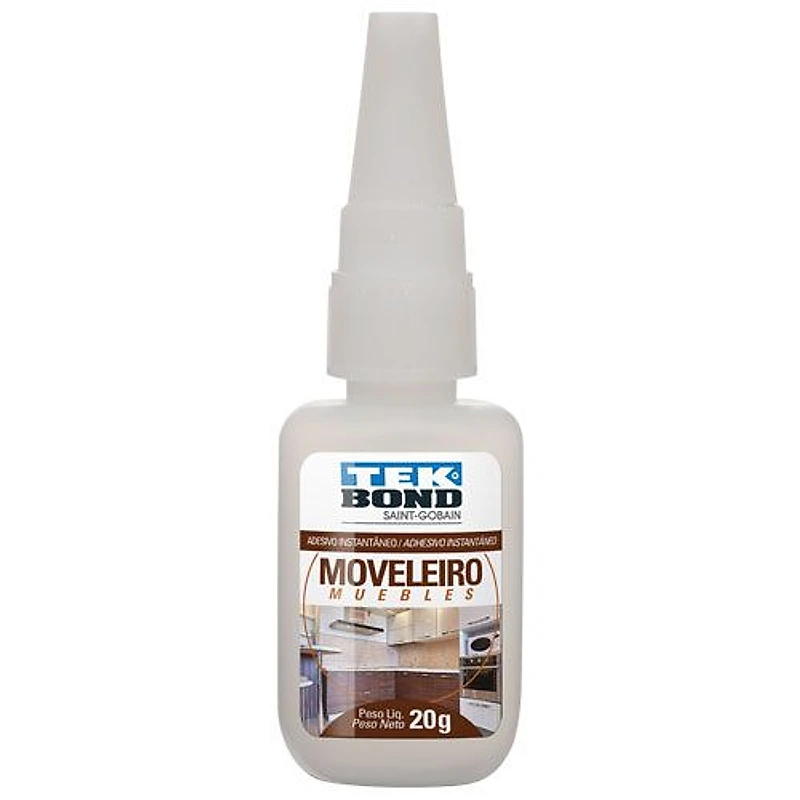 Cola Instantânea Moveleira Tek Bond Frasco 20g — Campinas